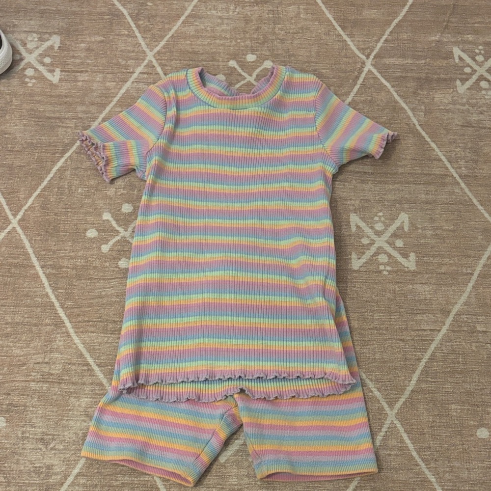 Cotton On Pastel Striped Kids Set